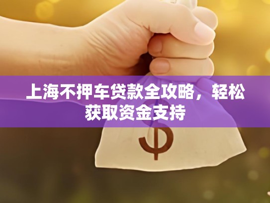 上海不押车贷款全攻略，轻松获取资金支持